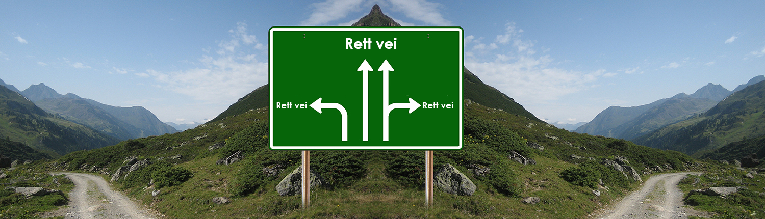 Karriereveil Riktig vei red